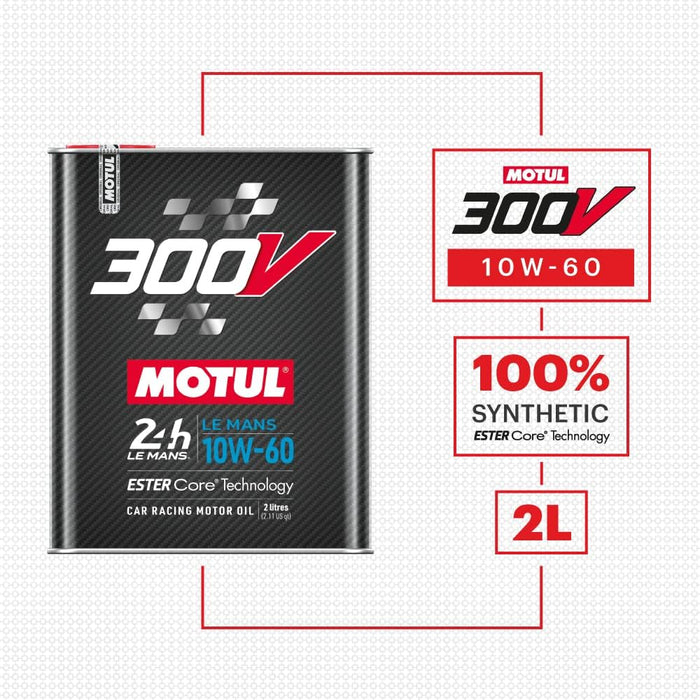 Motul 300V 10W60 LE MANS BMW 100% Synthetic Engine Oil 110864 2L