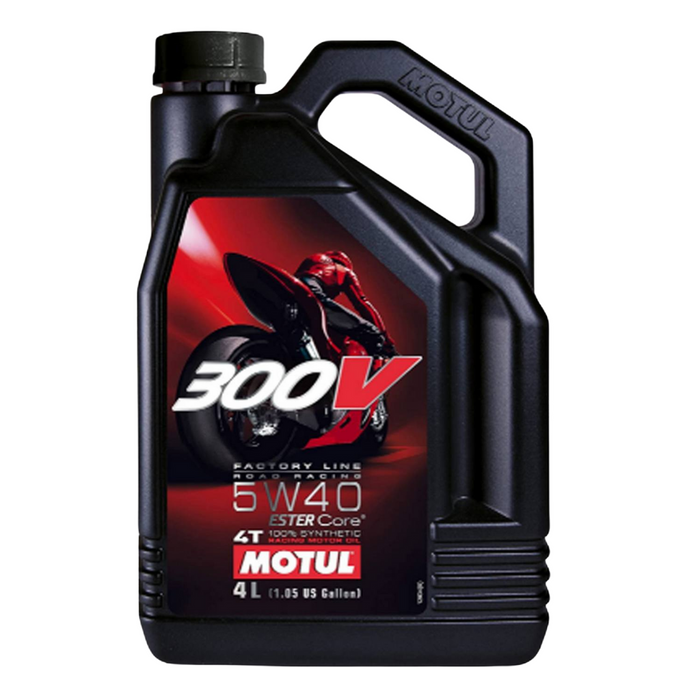 Motul 300V Factory Line Road Racing 5W40 100% Synthetic Oil 104115 4L