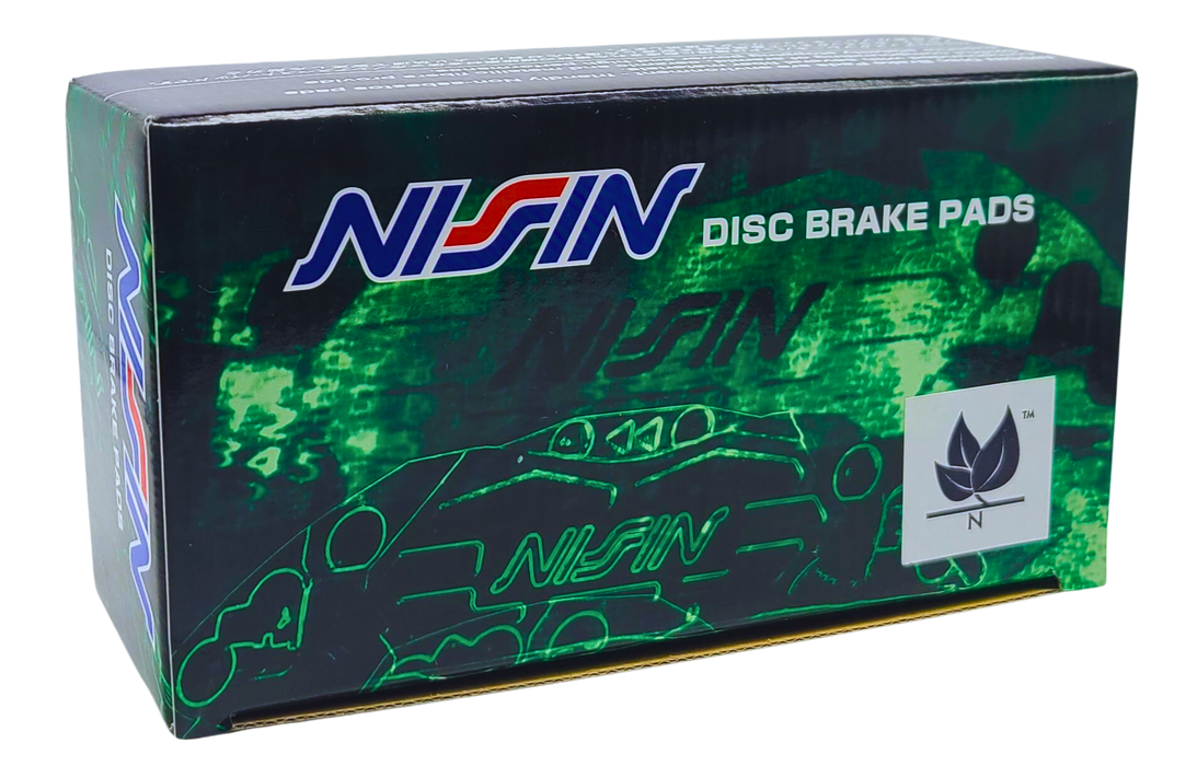 NISSIN Front Street Brake Pad for Acura ILX 2.0l 13, ILX 2.4L 13-14, Honda CIVIC SI 12-14, EX 1.8L 13-15, EX-L 1.8L 13-15, LX 1.5L 15-21, SPORT 15-21 (FK7)