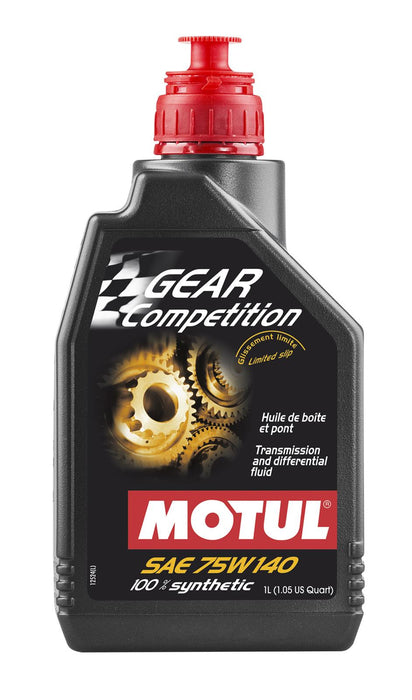 Motul 105779 Gear Competition 75W140 100% Synthetic Gear Oil - 1 Liter