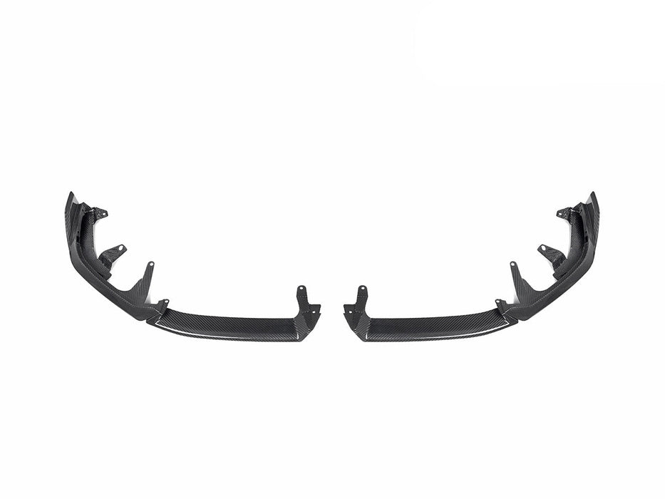 AutoTecknic Dry Carbon Front Lip Splitter Set - BMW G60 5-Series