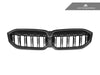 AutoTecknic Dry Carbon Fiber Dual-Slat Front Grille - BMW G20 3-Series LCI