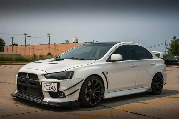 2007-2015 Mitsubishi Evo X V1 Canards