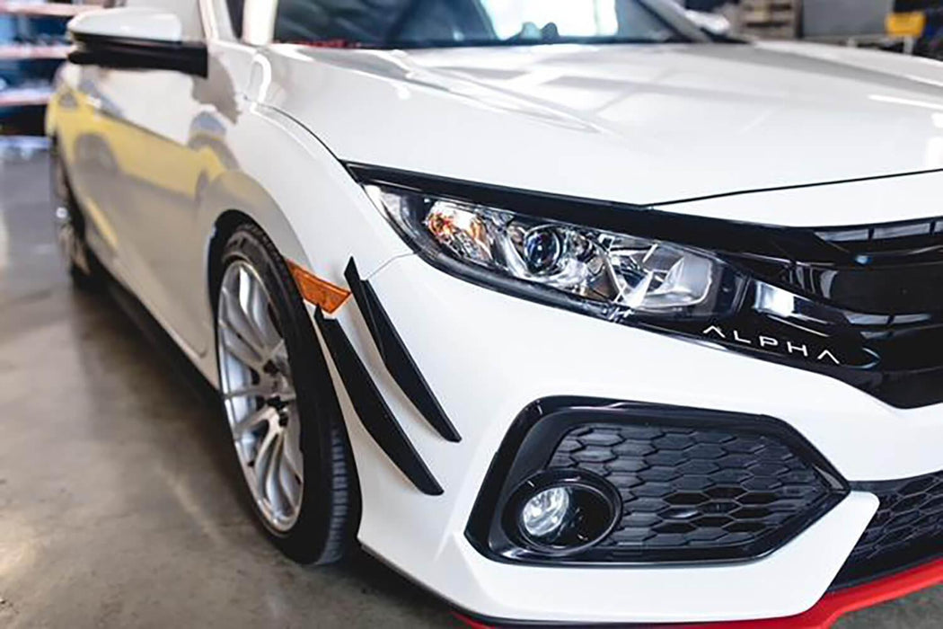 2017-2021 Honda Civic V2 Canards
