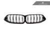 AutoTecknic Dual-Slats Gloss Black Front Grille - BMW G14/ G15/ G16 8-Series