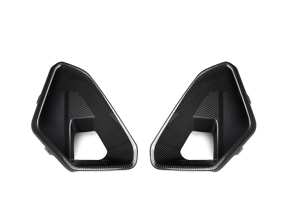 AutoTecknic Carbon Fiber Front Bumper Air Vent Set - BMW G06 X6 M-Sport LCI