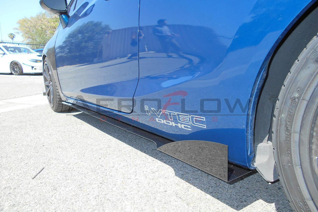 2012-2015 Honda Civic SI Coupe V2 Side Skirt Extensions