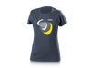 Akrapovic Lifestyle T-shirt Mesh Womens Blue-Grey - Medium