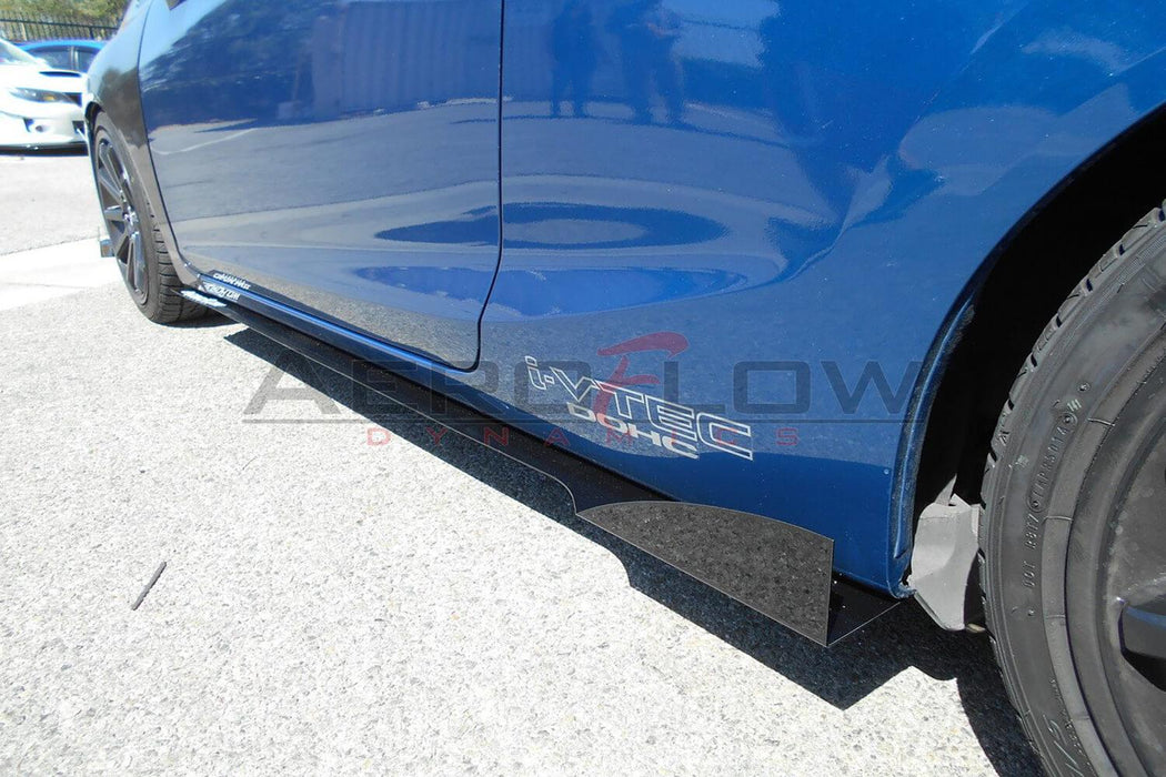 2012-2015 Honda Civic SI Coupe V2 Side Skirt Extensions