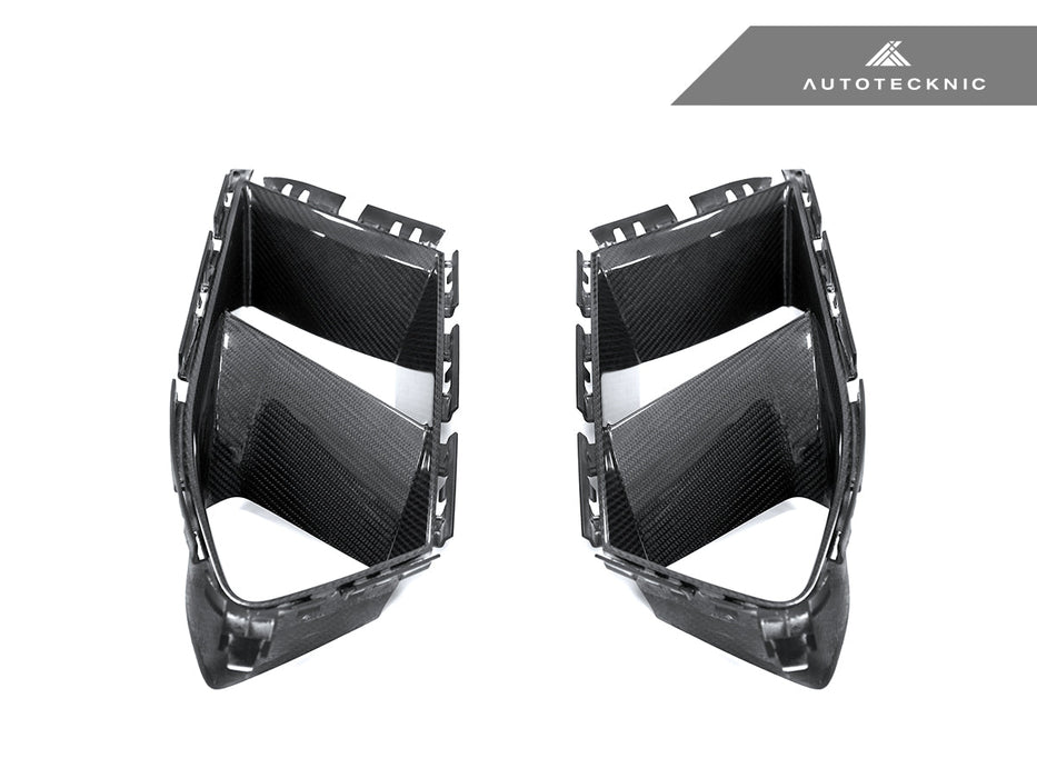 AutoTecknic Dry Carbon Front Bumper Lower Vent Set - G80 M3 | G82/ G83 M4