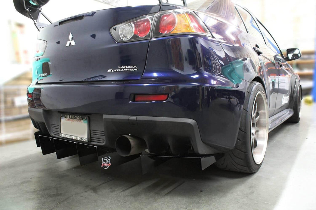 2007-2015 Mitsubishi Evo X V2 Diffuser