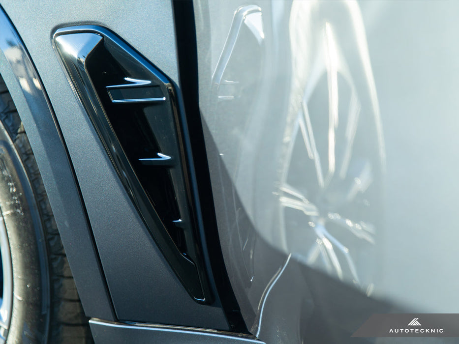 AutoTecknic Gloss Black Fender Trim Set - F95 X5M | G05 X5