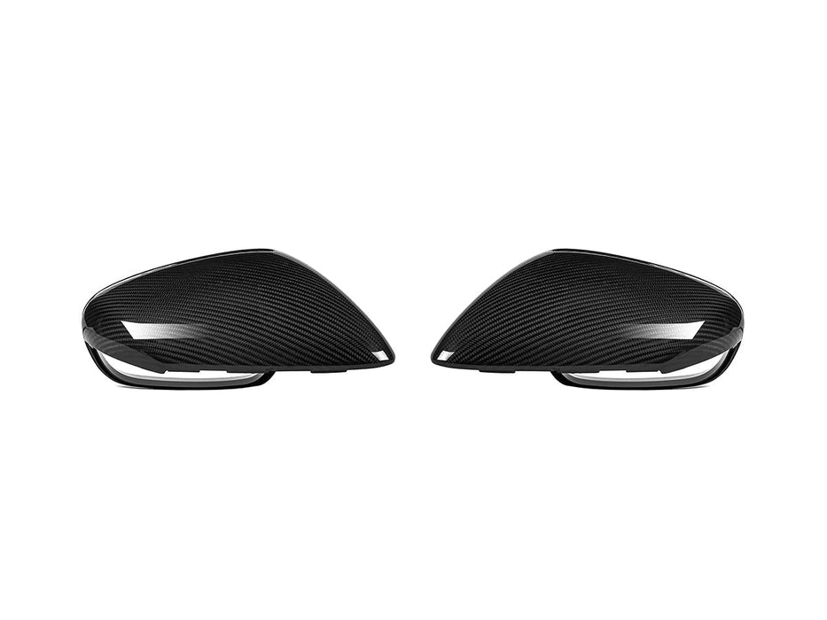 AutoTecknic Replacement Dry Carbon Mirror Covers - Porsche 9J1 Taycan