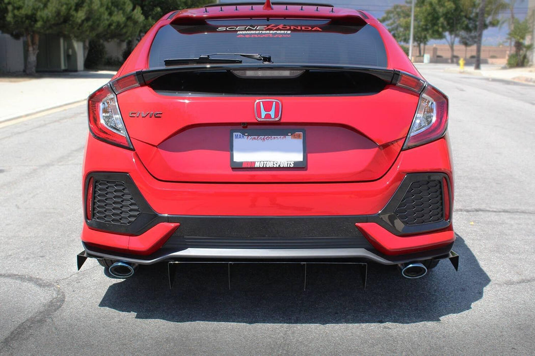 2017-2021 Honda Civic Non-Sport Hatchback Diffuser