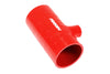 PERRIN 22-26 Subaru WRX / 20-25 LGT & OBXT Turbo Inlet Hose w/Turbo Adapter Flange (Short) - Red