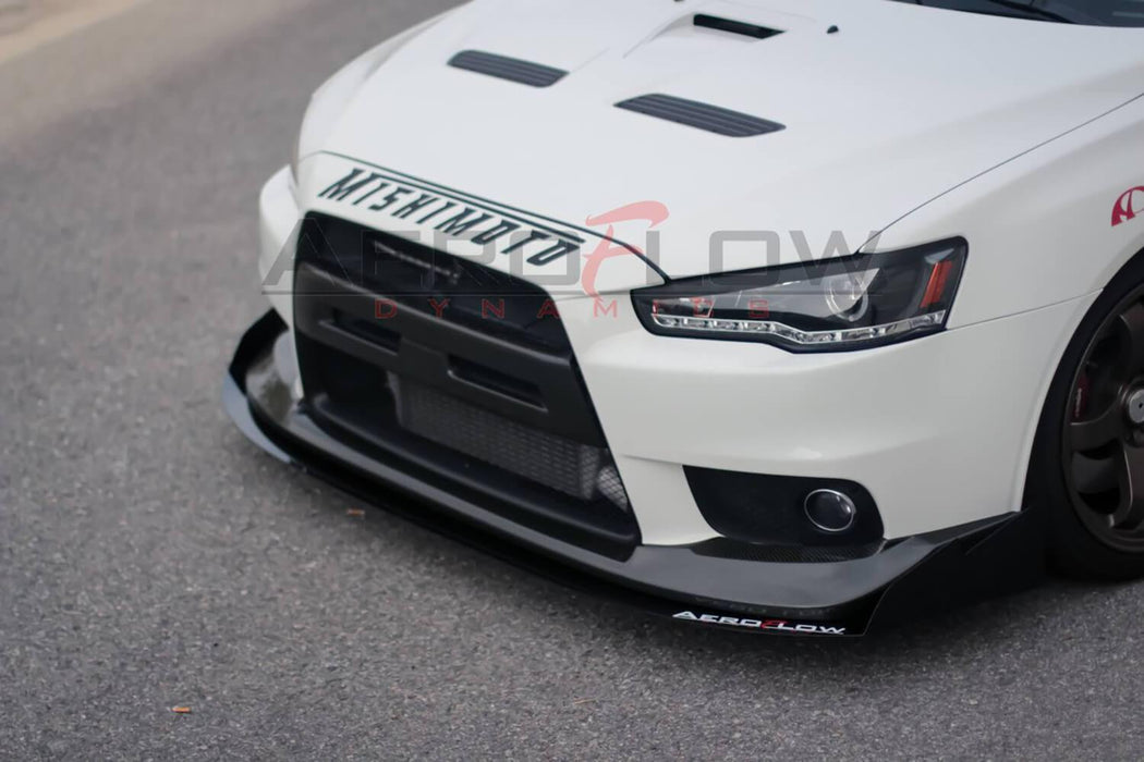 2007-2015 Mitsubishi Evo X V3 Splitter