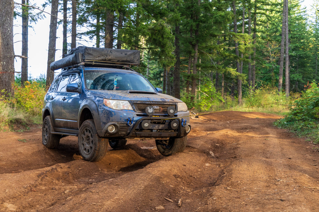 Rallitek Hidden Winch Mount Bumper System - Fits 2009-2013 Subaru Forester