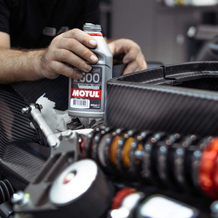 Motul RBF 600 Factory Line 100% Synthetic Racing Brake Fluid 500ml 100949 1 Pack