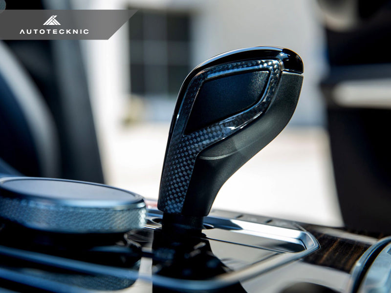 AutoTecknic Carbon Fiber Gear Selector Side Trims - G22 4-Series