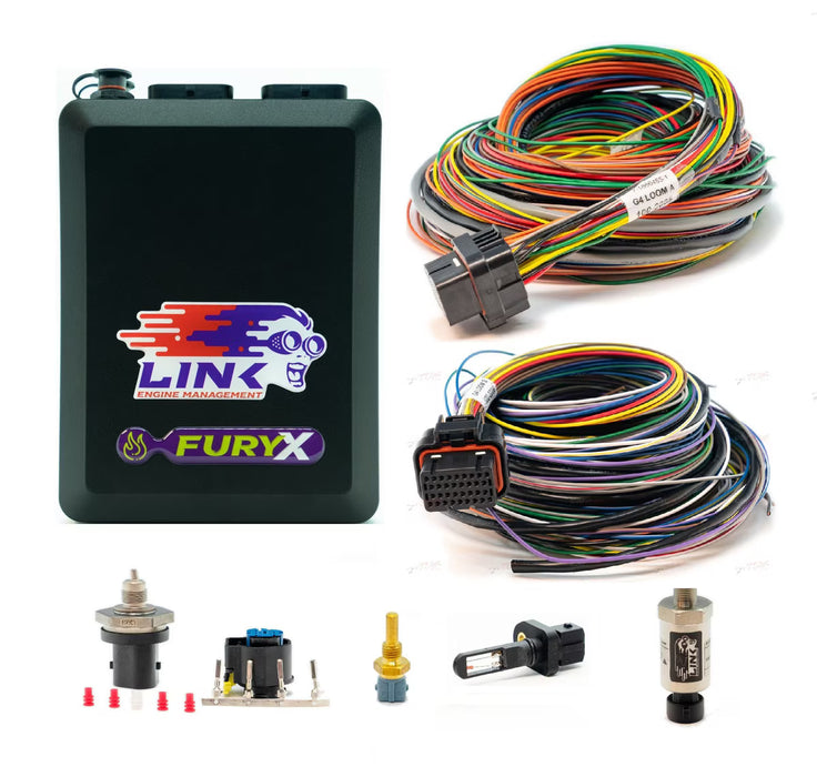 Link Engine Management G4X FuryX Wire-In Bundle - ECU + Looms + Sensors