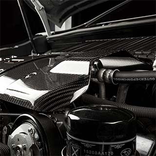 Cobb Subaru Redline Gloss Carbon Fiber Engine Cover WRX 2022-2025