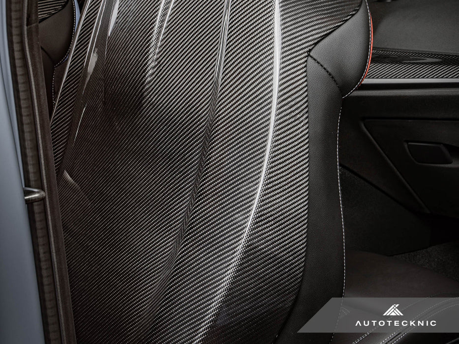 AutoTecknic Dry Carbon Full Seat Back Cover Set - G87 M2