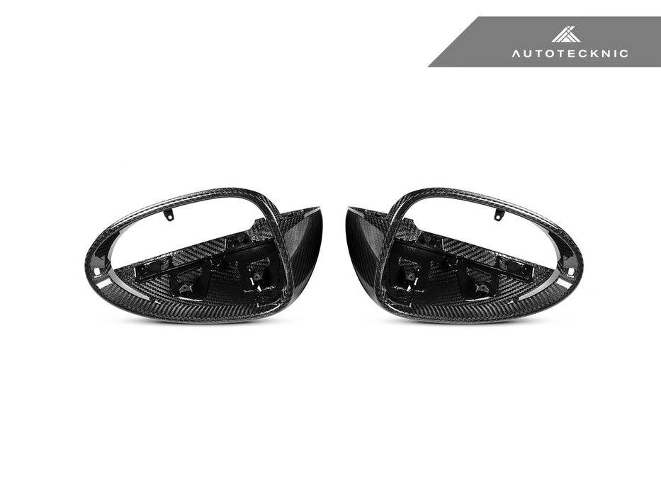 AutoTecknic Replacement Dry Carbon Mirror Covers - Porsche 95B Macan