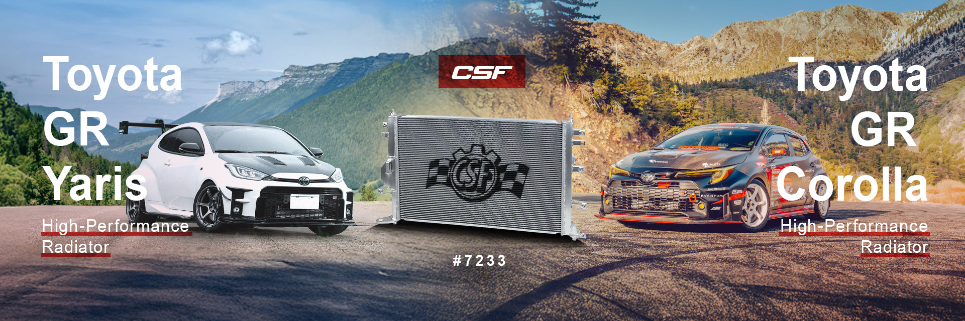 CSF Toyota GR Corolla & GR Yaris High-Performance Radiator Features