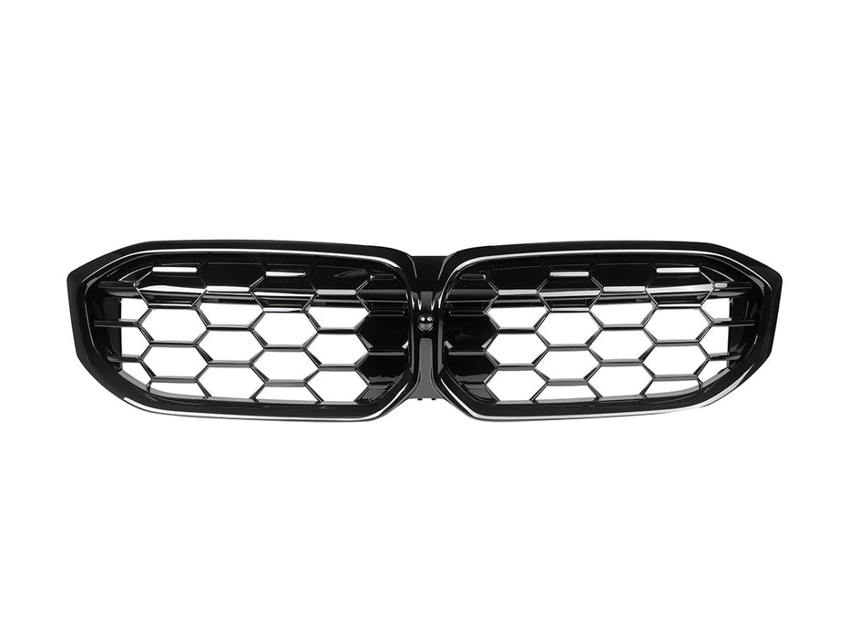 AutoTecknic Gloss Black Honeycomb Front Grille - BMW G20 3-Series LCI