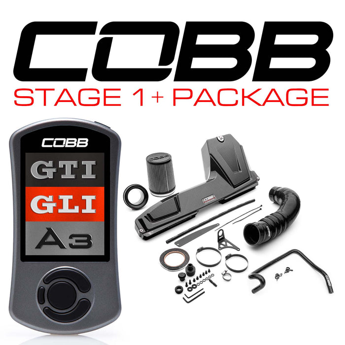 Cobb Stage 1 + Redline Carbon Fiber Power Package for Volkswagen (Mk7/Mk7.5) GTI, Jetta (A7) GLI, Audi A3 (8V)