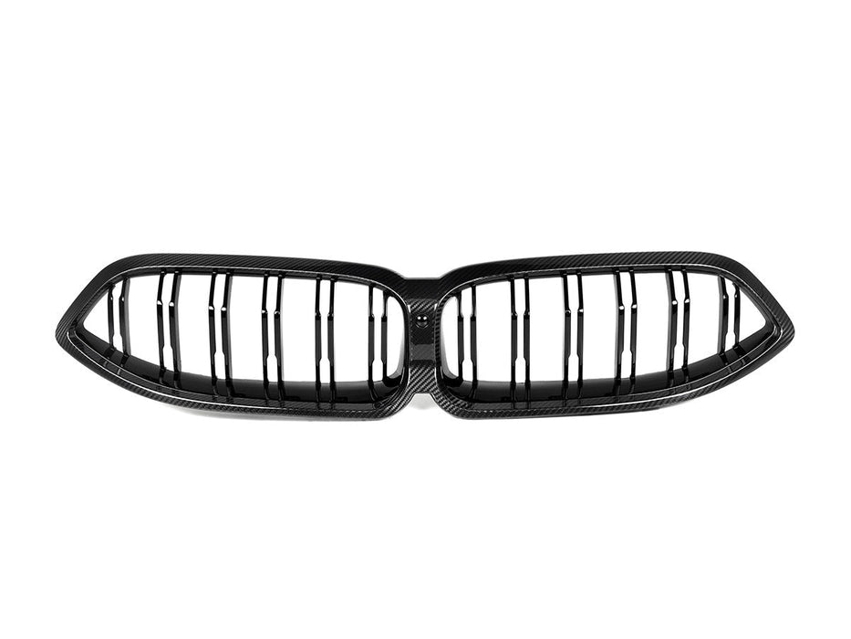 AutoTecknic Dry Carbon Dual-Slats Front Grille - BMW G14/ G15/ G16 8-Series