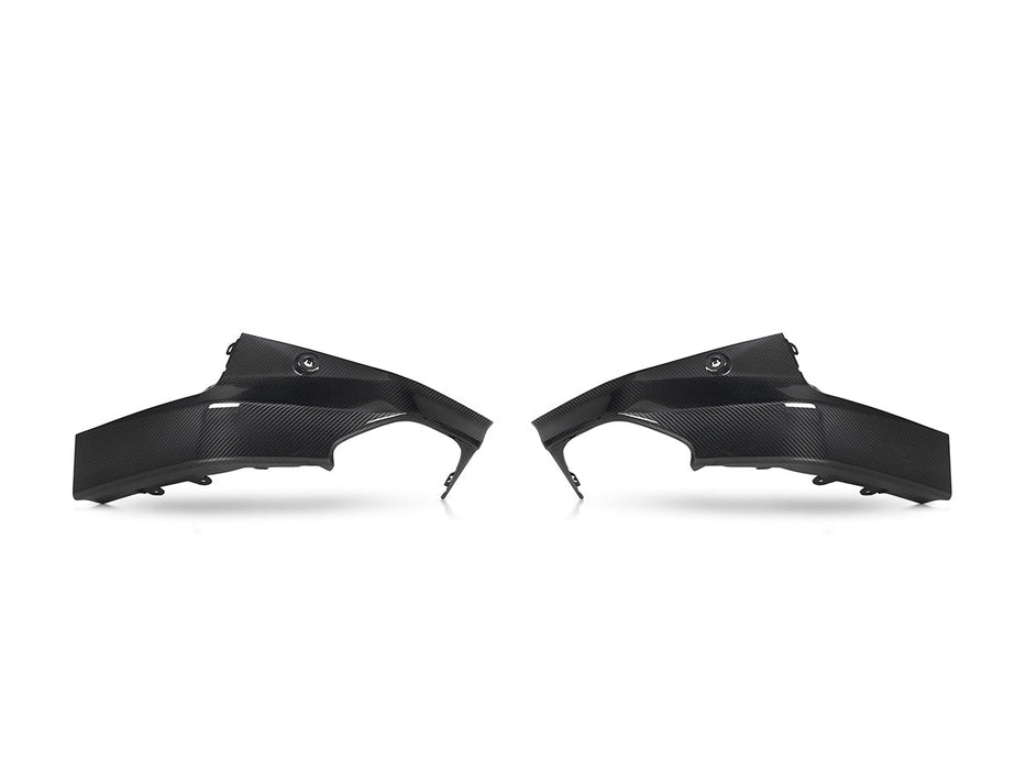 AutoTecknic Dry Carbon Rear Side Diffuser Set - BMW G42 2-Series