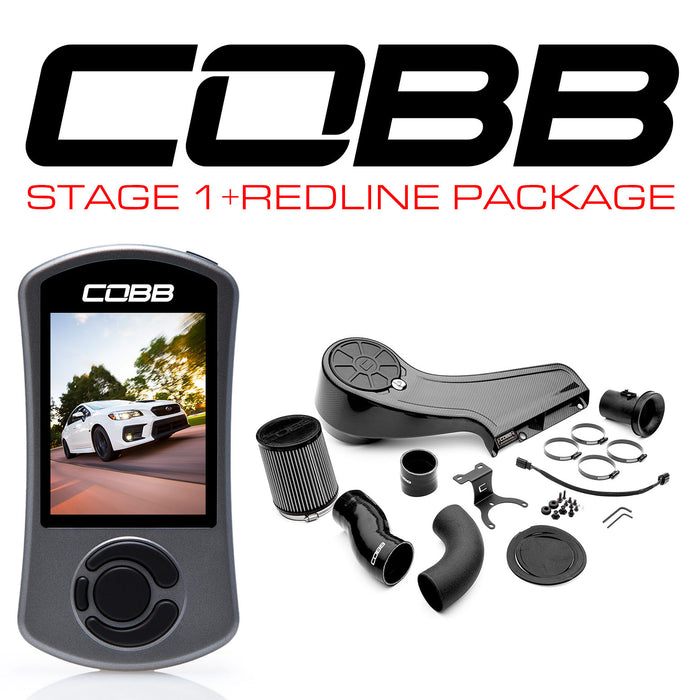Cobb Subaru Stage 1 + Redline Carbon Fiber Power Package WRX 2015-2021