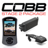 Cobb Ford Stage 2 Power Package Black (Factory Location Intercooler) with TCM F-150 Ecoboost Raptor / Limited
