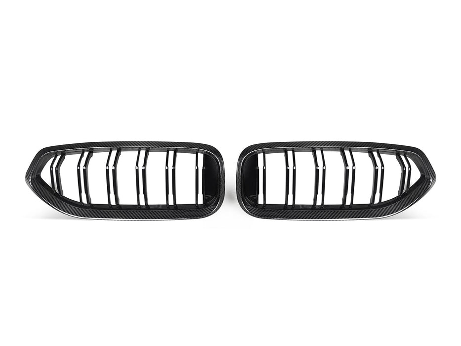 AutoTecknic Dual-Slat Carbon Fiber Front Grille Set - BMW G29 Z4