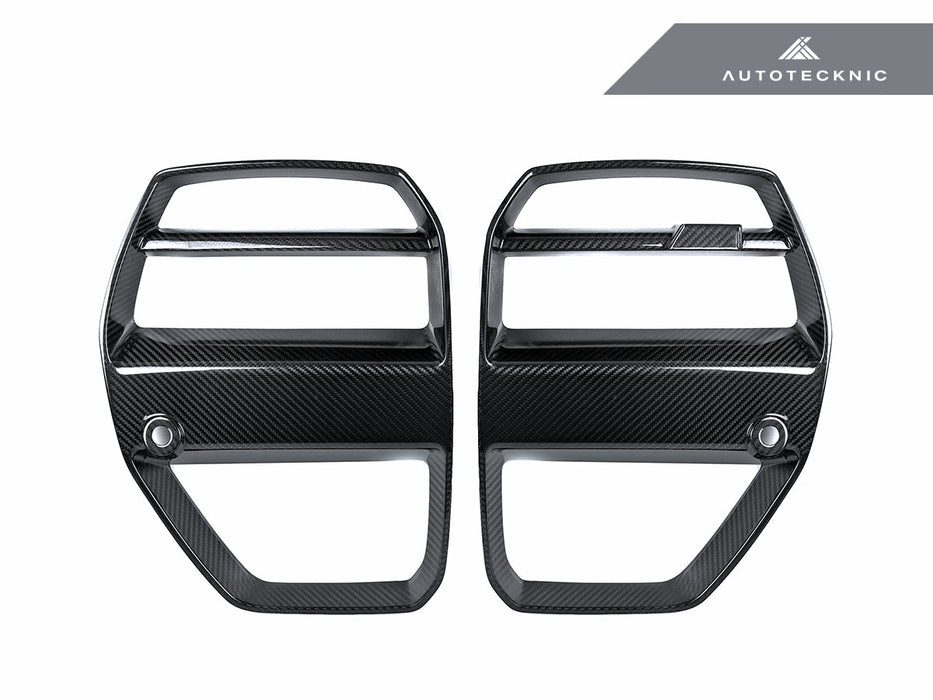 AutoTecknic Dry Carbon Motorsport V1 Front Grille Set - G80 M3 | G82/ G83 M4