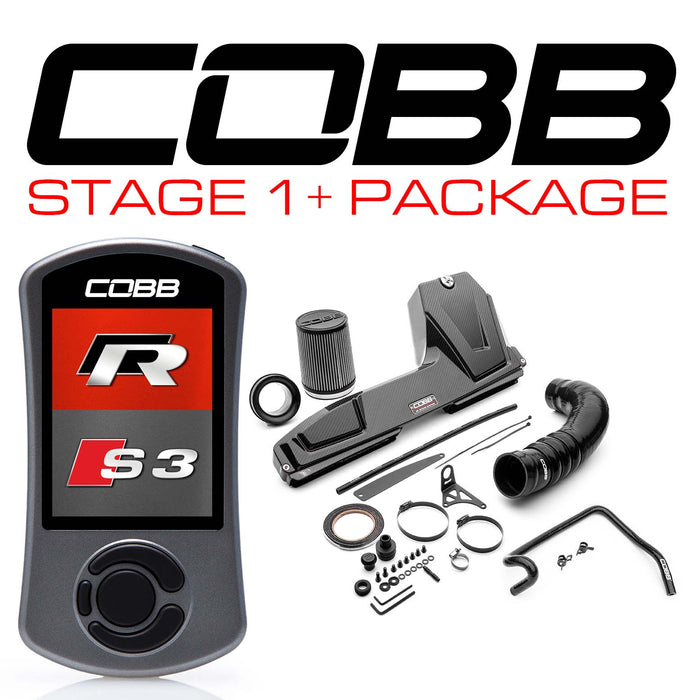 Cobb Stage 1 + Redline Carbon Fiber Power Package for Volkswagen (Mk7 / Mk7.5) Golf R, Audi S3 (8V)