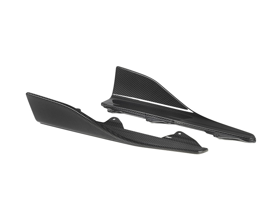AutoTecknic Dry Carbon Side Skirt Winglet Set - BMW F87 M2