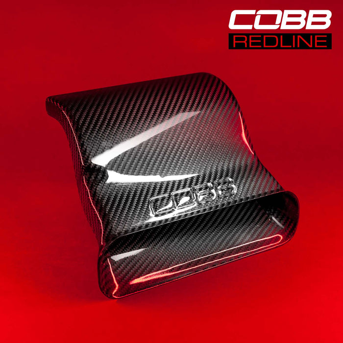 Cobb Subaru Redline Gloss Carbon Fiber Intake Grill Scoop WRX 2022-2025