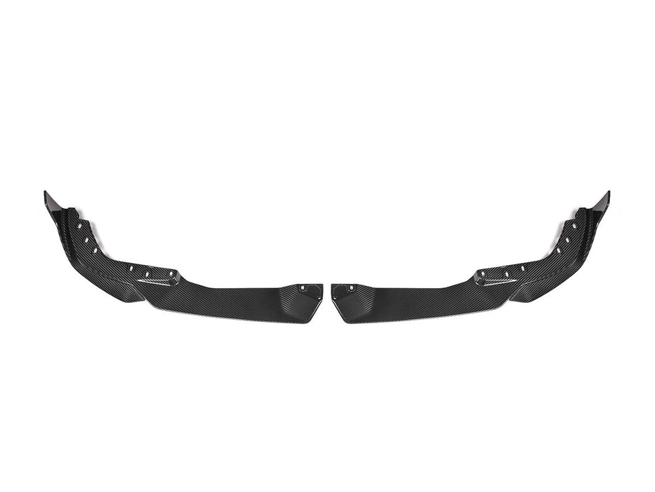 AutoTecknic Dry Carbon Performante Front Splitter Set - BMW G20 3-Series M-Sport LCI