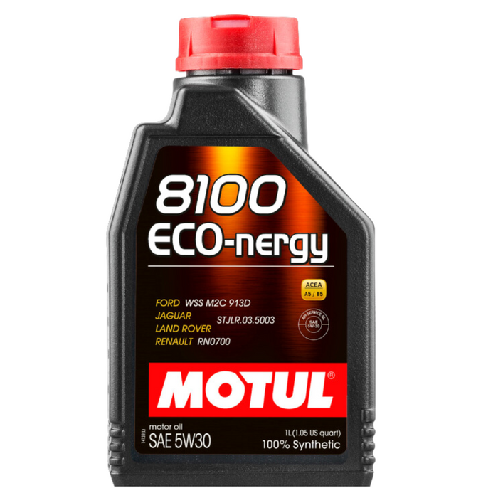 Motul 8100 Eco-nergy 5W30 Motor Oil 100% Synthetic Engine Oil 102782 1L