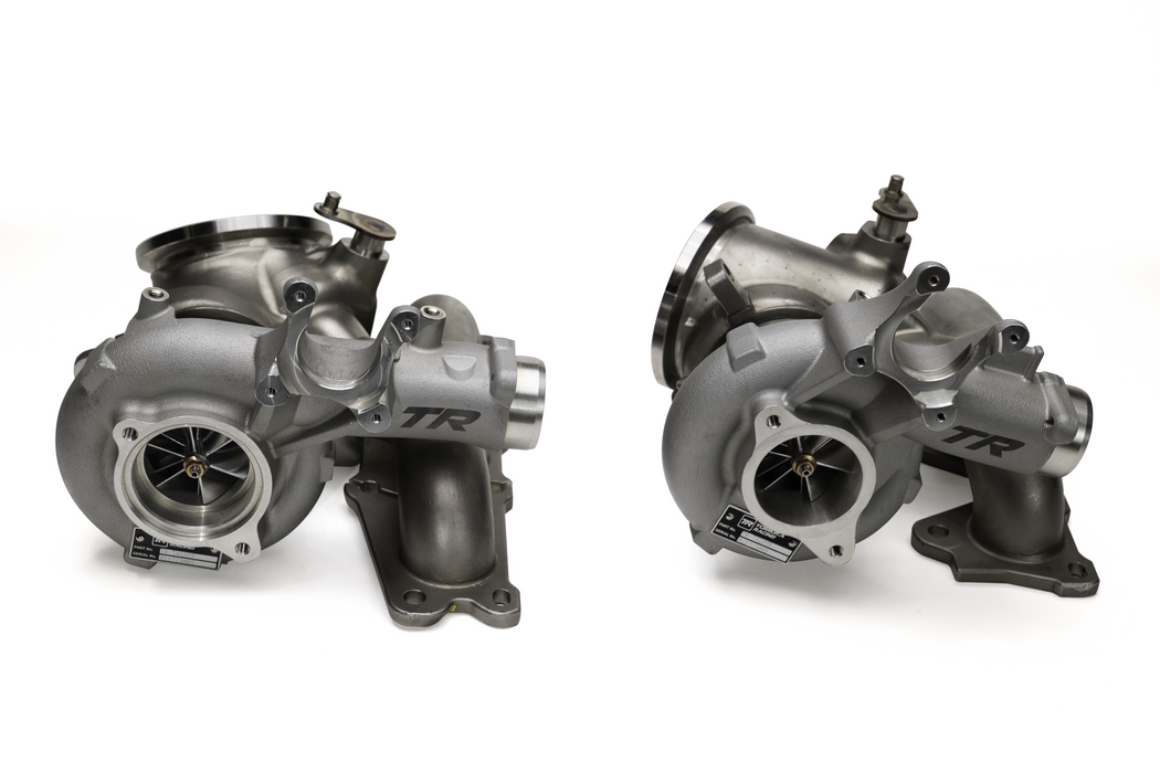 TR DCBB S55 Twin Turbo Kit with Exhaust Manifold & Intake Pipes for BMW F8X M2 Competition / M3 / M4 - 800HP+ Capable (TR-TW2008)