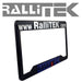 RalliTEK License Plate Frame