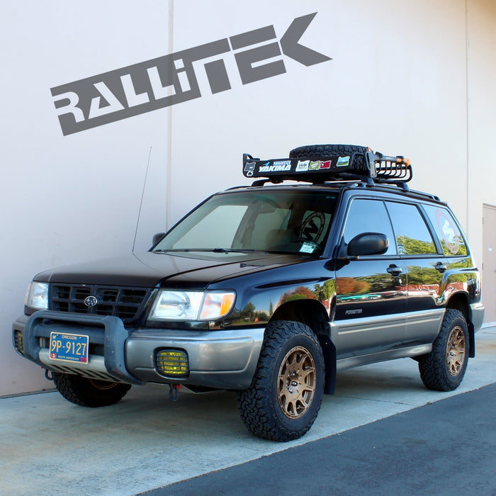 RalliTEK 1.5" Front Raised Springs & KYB Excel-G Struts Assembled - Forester 1998-2002