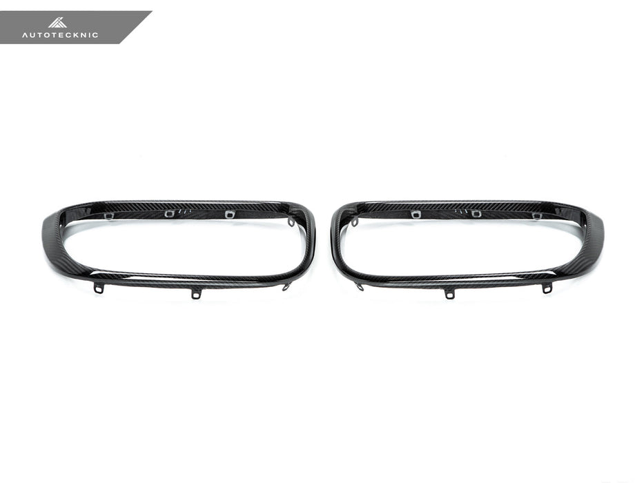 AutoTecknic Replacement Dry Carbon Grille Surround Set - F97 X3M | F98 X4M