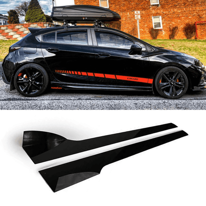2016-2017 Chevrolet Cruze V2 Side Skirt Extensions