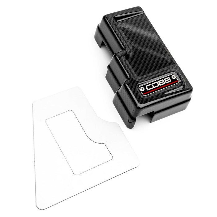 Cobb Subaru Redline Gloss Carbon Fiber Fuse Cover (Passenger Side) WRX 2022-2025