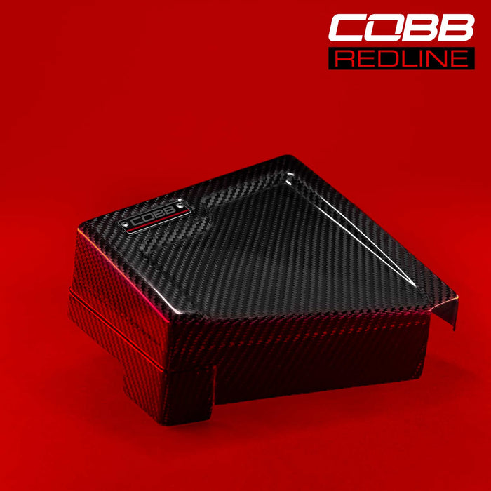 Cobb Subaru Redline Gloss Carbon Fiber Fuse Cover Kit WRX 2022-2025