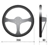 Sparco Steering Wheel L777 Suede Black