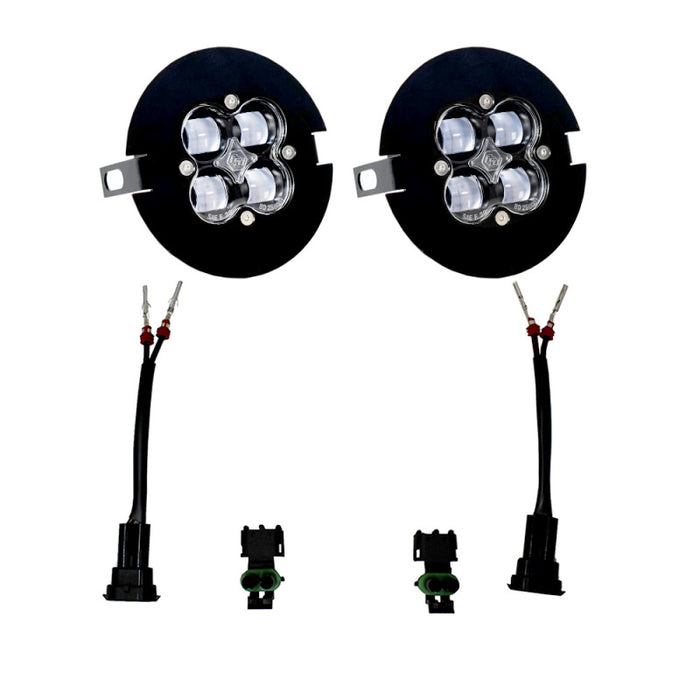 Baja Designs 05-11 Toyota Tacoma/07-13 Toyota Tundra Clear SAE Fog Pocket Light Kit
